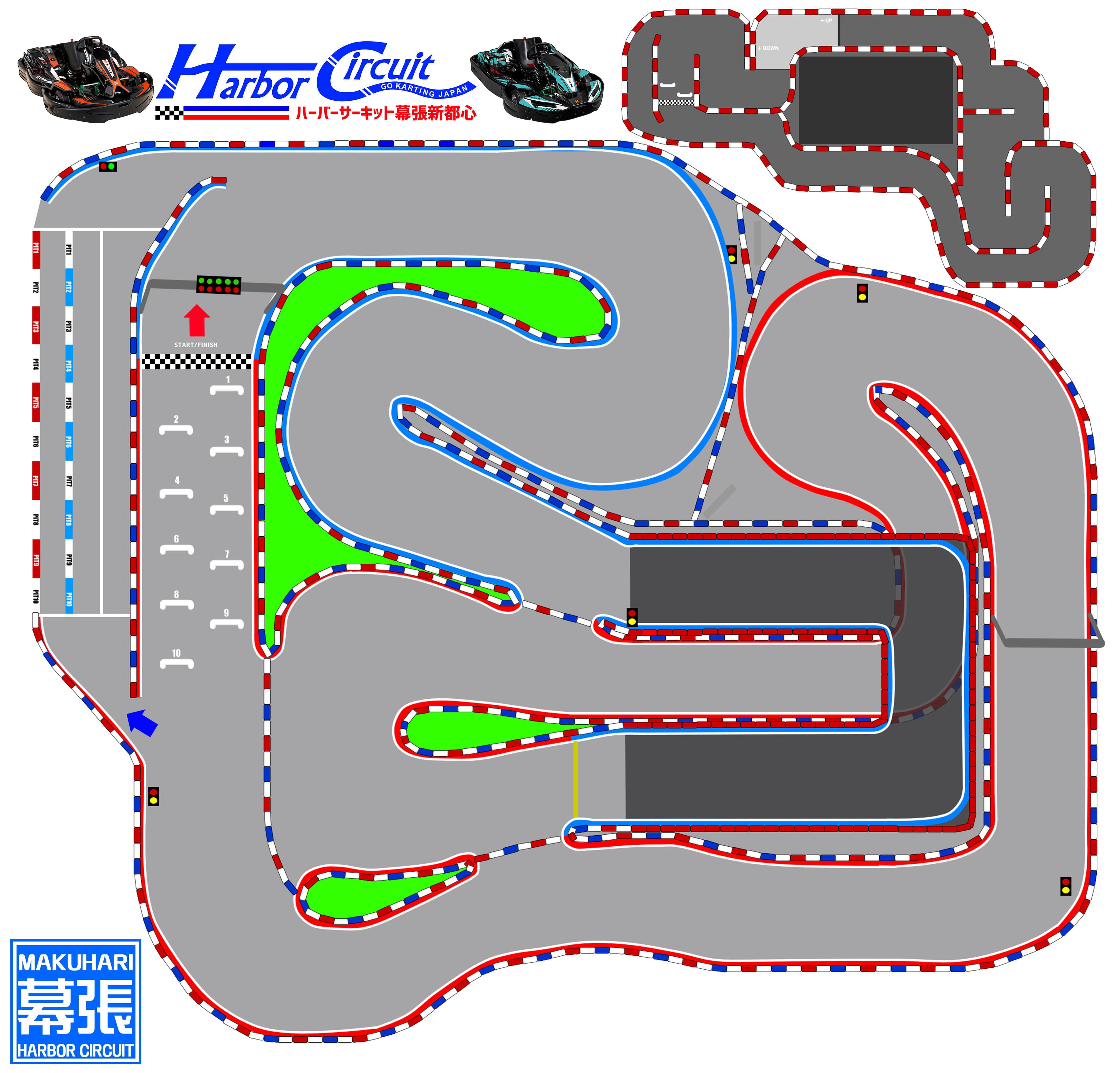 Makuhari Shintoshin course map